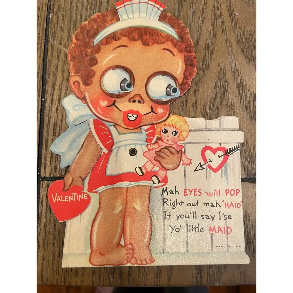 Lot of 14 Vintage Die Cut Valentine Cards Mechanical Children Animals Clown